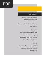 DCF Valuation Model (EV and PE) : Free Cash Flow (FCF)