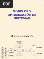 Modelo y Optimización de Un Sistema