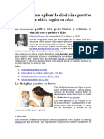 16 Claves para Aplicar La Disciplina Positiva en Niños Según Su Edad