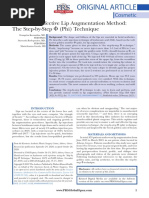 A Safe and Effective Lip Augmentation Method: The Step-by-Step Φ (Phi) Technique