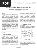 Automatic Night Lamp With Morning Alarm