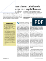 La Influencia Del Liderazgo en El Capital Humano