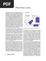 Photovoltaic System