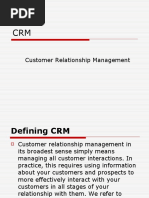 Customer Relationship Management