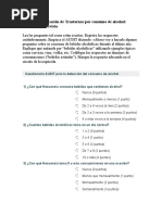 Test de Identificación de Trastornos Por Consumo de Alcohol