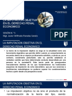 La Imputación Objetiva en El Derecho Penal Económico