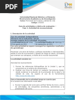 Guía de Actividades y Rúbrica de Evaluación - Fase 1 - Actividad de Reconocimiento