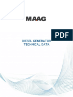 Diesel Generator Technical Data