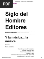 Secretos de Mutantes - Y La Música... La Música - Siglo Del Hombre Editores 3