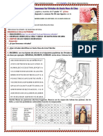 Actividad de Aprendizaje N°4.1 Conocemos Las Virtudes de Santa Rosa de Lima 26 de Agosto