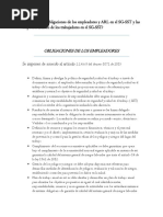 Cuáles Son Las Obligaciones de Los Empleadores y ARL en El SG