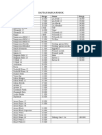 Daftar Harga Rokok