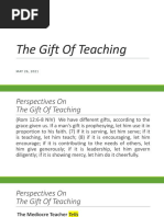 5 The Gift of Teaching 5-26-2021