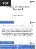 Métodos Cuantitativos en Finanzas II, Evaluación de Proyectos de Inversión