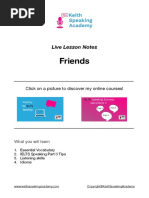 Friends - Lesson Notes IELTS