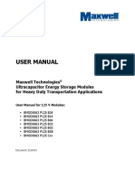 User Manual: Maxwell Technologies Ultracapacitor Energy Storage Modules For Heavy Duty Transportation Applications