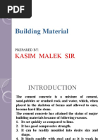 Building Material: Kasim Malek Sir