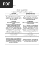 The 6C'S of Primary Source Analysis