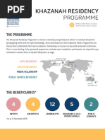 Khazanah Design Residency 2019 E-Brochure