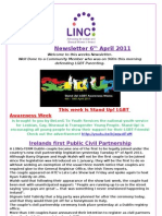 Newsletter 6th April 2011