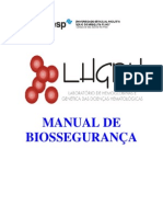 Manual de Biossegurança - Laboratório de Hemoglobinas e Genética Das Doenças Hematológicas - UNESP - Campus de São José Do