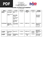 Action Plan Mapeh Grade 1