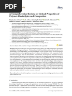 Materials: A Comprehensive Review On Optical Properties of Polymer Electrolytes and Composites