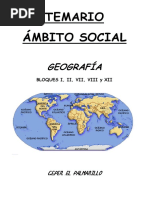 Temario Geografía