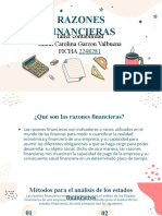 Razones Financieras