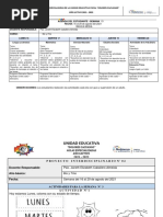 Proyecto Interdisciplinario 2 Del 16-20 Agosto Semana 15 (3) Nivel 1 - 6to y 7mo 21-22 JANETH