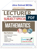 Mathematics MCQs