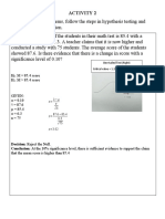 Inferential Statistics Exercise