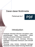 Dasar-Dasar Multimedia (Pertemuan Ke-1)