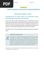 Numeración Hablada y Escrita - Sistema de Númeración