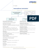 Marcadores Textuales para Escribir Un Texto