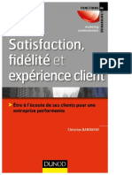 Satisfaction, Fidélité Et Expérience Client