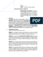 Demanda de Alimentos SANTOS HUARCAYA