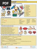 Actividad Ele Vocabulario Salud A1