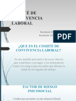 Presentación Cómite de Convivencia Laboral