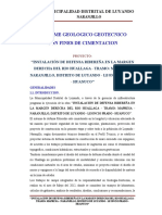 Informe Geologico Geotecnico