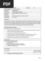 EE4153 Telecommunication Systems - OBTL