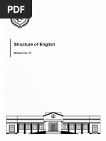 Structure of English