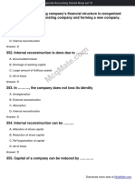 Corporate Accounting Solved Mcqs Set 15