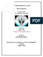 Environmental Law Final Draft