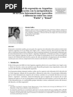 Libertad de Expresión en Argentina y CIDH - Hernán Gullco