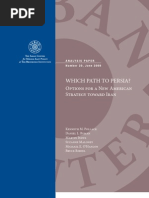 Which Path To Persia: Options For A New American Strategy Toward Iran (1999)