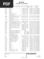 Fin Entry: Component Location Manual