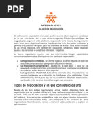 Material de Apoyo Clases de Negociación