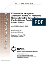 Comparative Analysis of Alternative Means For Removing Noncondensable Gases From Flashed-Steam Geothermal Power Plants