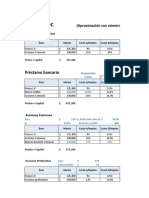 Aproximación Financiamiento - Proyectos - Excluyentes